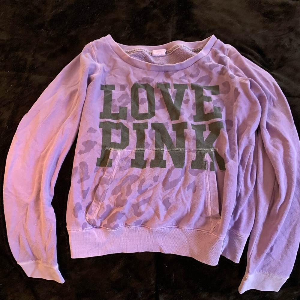 PINK off shoulder sweater